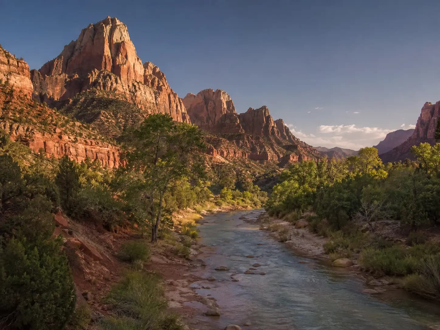 Zion et les paysages de roches rouges